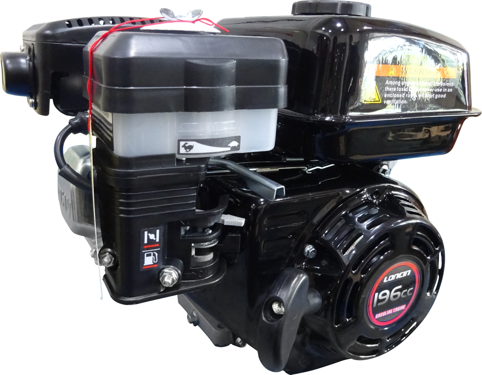 Loncin 6.5 HP Petrol Engine - Pulley Type - with Fuel Tank - General  Purpose Engine 196cc