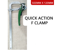 CLEARANCE Welding Clamp 500mm x 120mm F Clamp Quick Action Industrial High Quality Forged Steel