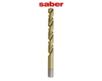 Saber 1/4" TiN Coated M2-HSS Jobber Drill 10 Pack