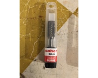 Saber SB-5 Burr 1/2" Cylindrical End Cut 1/4" Shank Carbide Bur