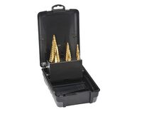 Saber ESSENTIAL HSS TiN Coated Spiral Flute Step Drill Set - Metric