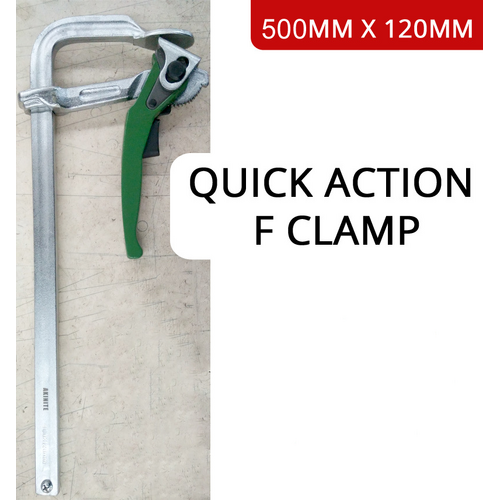 CLEARANCE Welding Clamp 500mm x 120mm F Clamp Quick Action Industrial High Quality Forged Steel