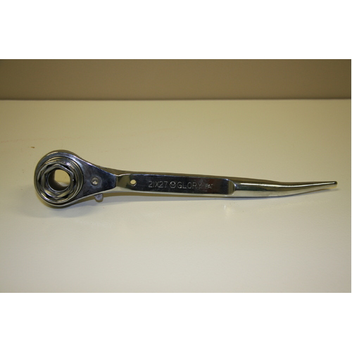 4 IN 1 Glory Ratchet Podger 25 Degree Bent Style- 19mm x 24mm & 21mm x 27mm - Industrial Quality