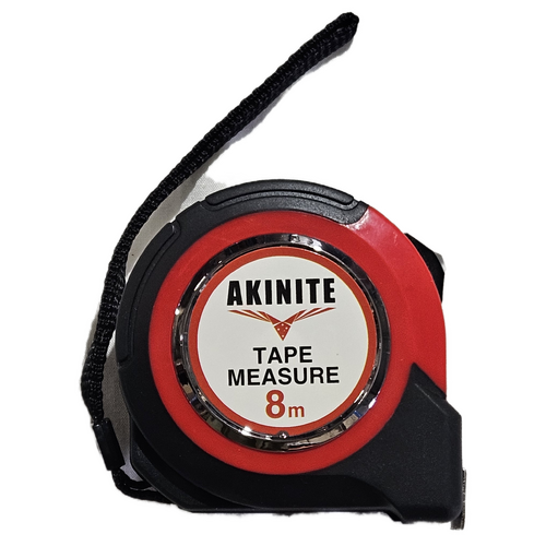 Akinite Optimum 8 Metre Tape Measure With 25mm Wide Blade