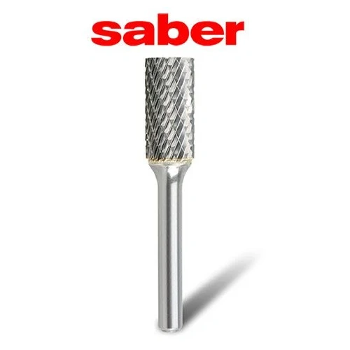 Saber SA-3 Burr 3/8" Cylindrical 1/4" Shank Carbide Bur